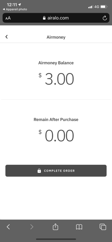 Buy eSIM airmoney Airalo