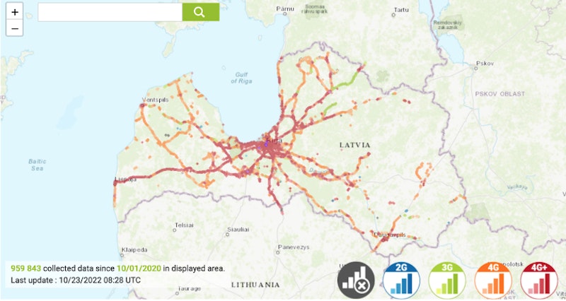 Bite network concept in Latvia