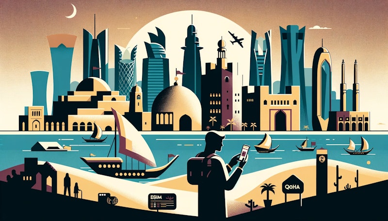 Qatar prepaid esims airalo UPeSIM Nomad 