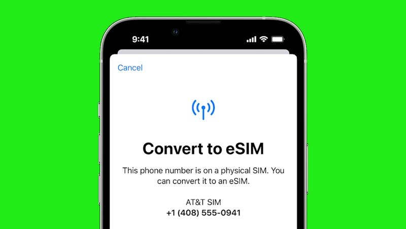 esim conversion iPhone 14