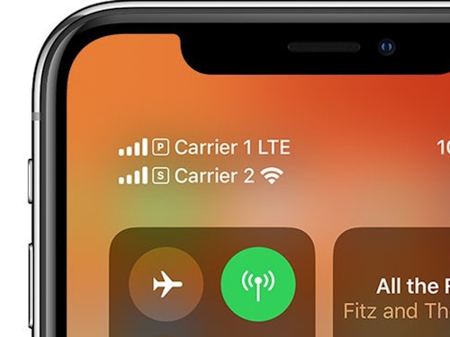 How to use a dual sim with eSIM on iPhone