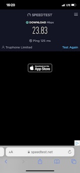 speedtest nomad in Latvia_screenshot