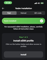 yesim setup methods_screenshot