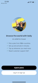 Saily Welcome Screen_screenshot