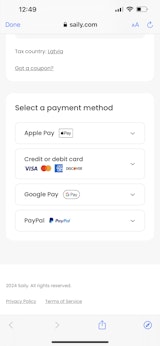 Saily payment methods_screenshot