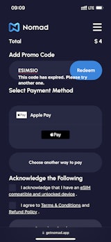 nomad purchase process for esim thailand is smooth_screenshot