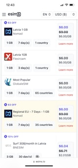 globalesim on esims.io_screenshot